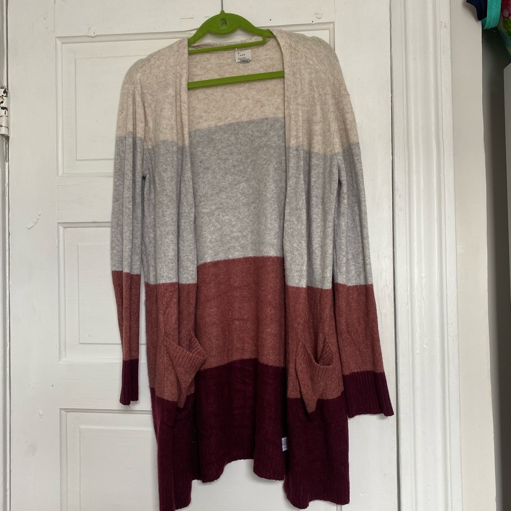 Color Block cardigan